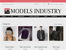 Tablet Screenshot of modelsindustry.com